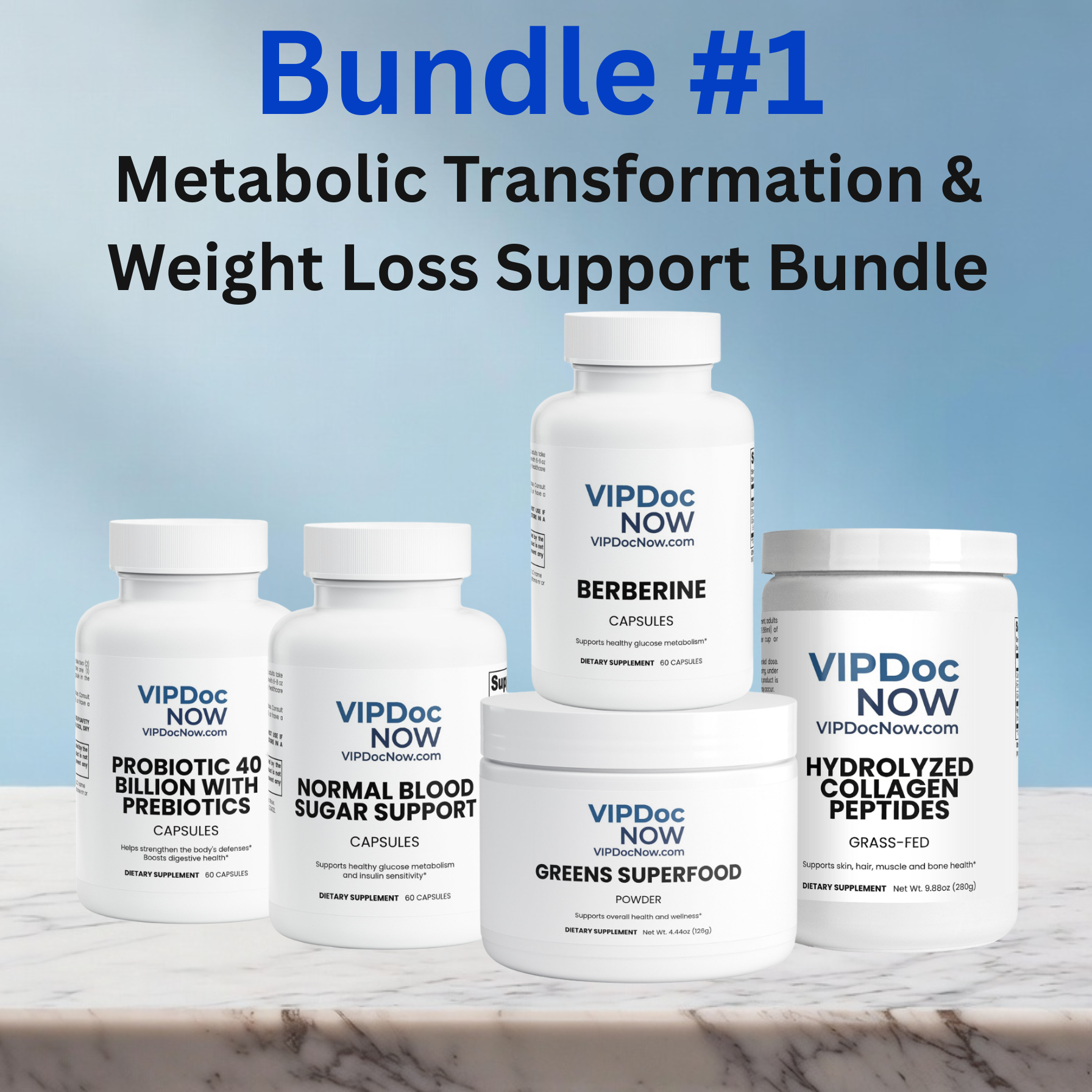Bundle #1: Metabolic Transformation & Weight Loss Support Bundle