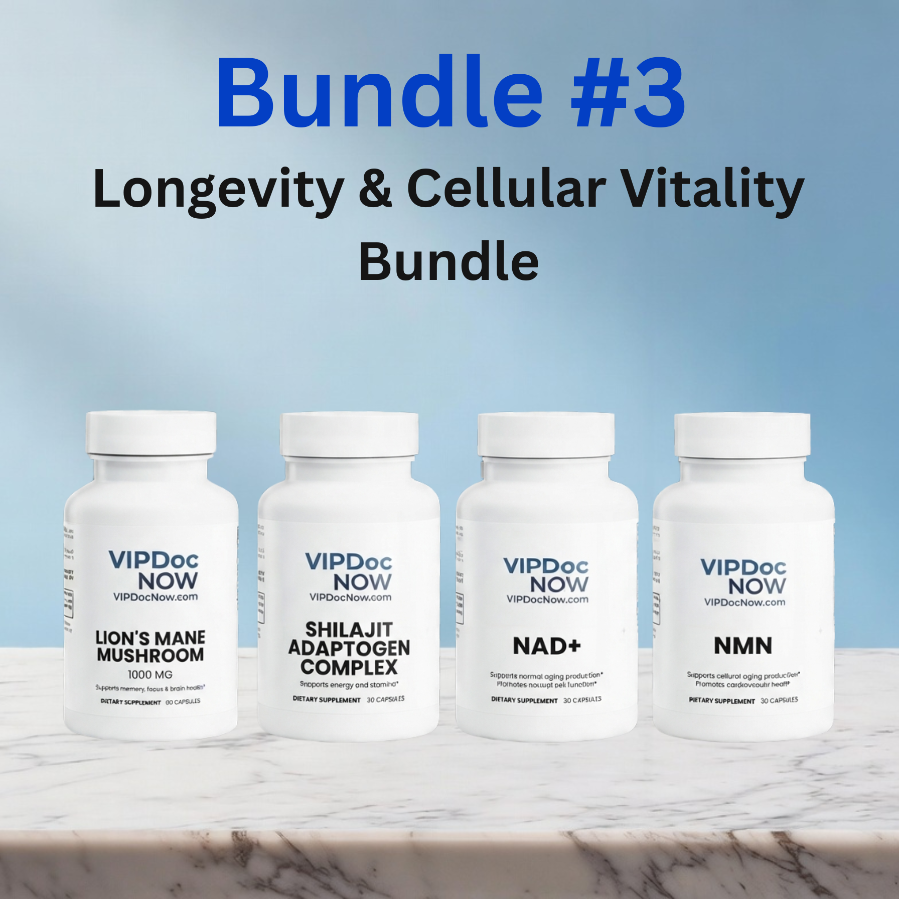 Bundle #3: Longevity & Cellular Vitality Bundle
