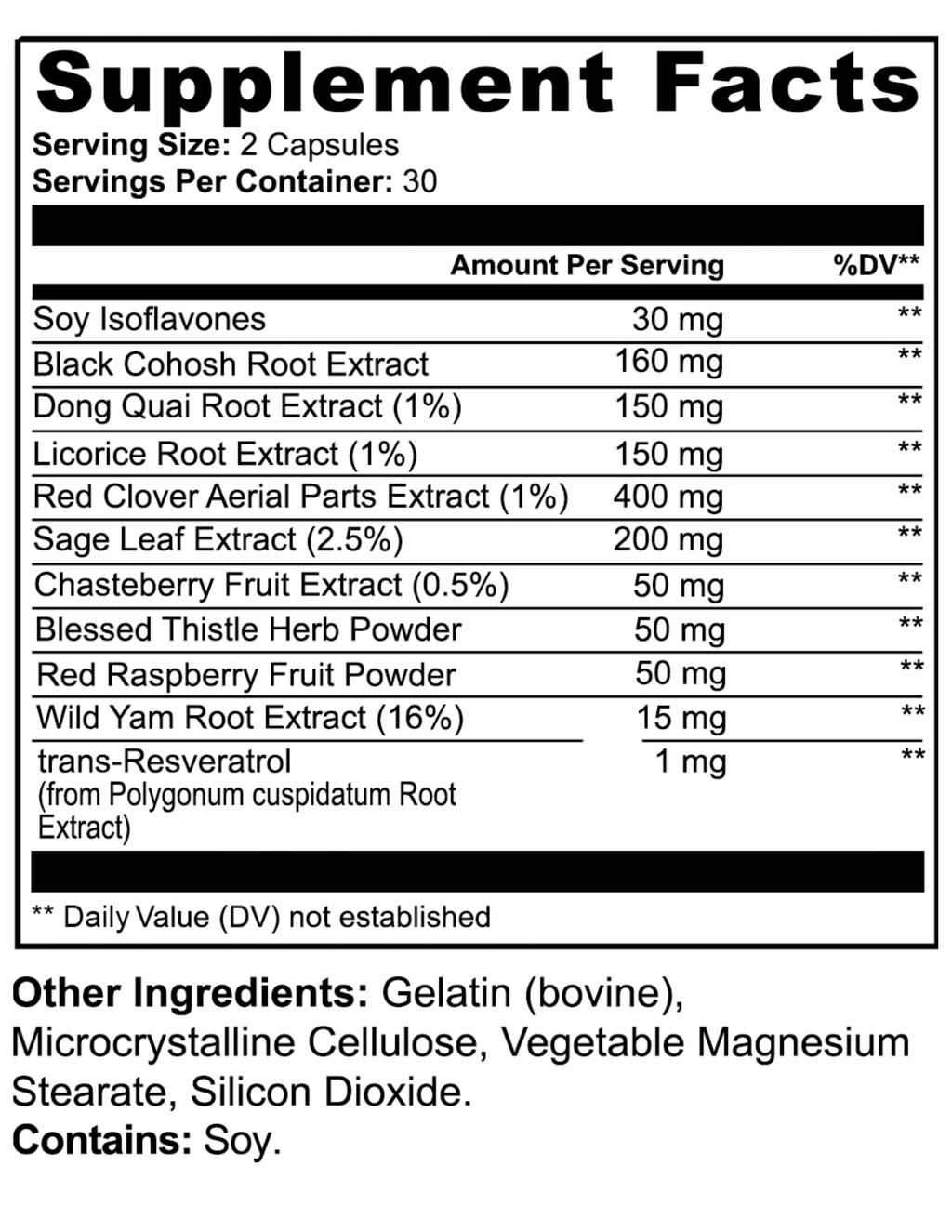 Women's Vitality Formula